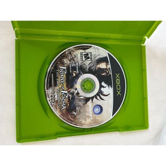 Prince of Persia: The Two Thrones (Microsoft Xbox, 2005) Case & Game No Manual - Picture 3 of 7